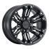 Black Rhino ASAGAI MATTE BLACK & MACHINED W/ STAINLESS BOLTS 5x139.7 20R 9.5 78.1 2
