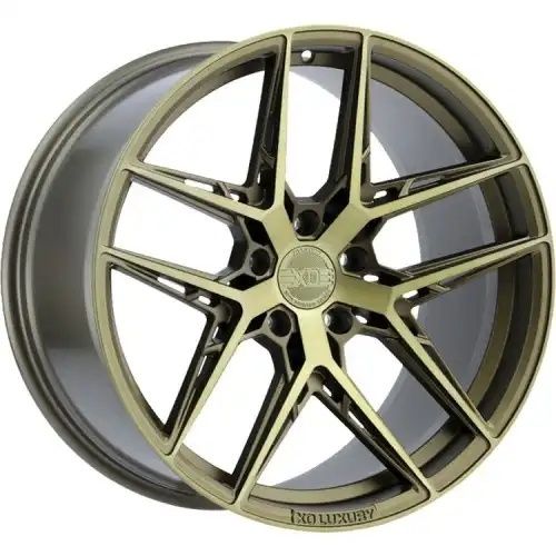 XO Luxury Wheels CAIRO BRONZE W/ BRUSHED BRONZE FACE 5x120 R 9.5 76.1 25