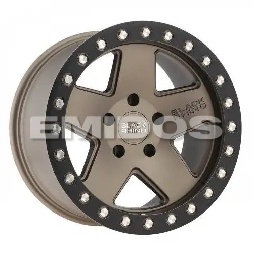 Black Rhino CRAWLER MATTE BRONZE W/ BLACK RING 5x150 20R 9.5 110.1 12