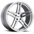 TSW MECHANICA SILVER W/ MIRROR CUT FACE 5x114.3 20R 9.5 76.1 35