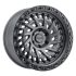 Black Rhino SHREDDER MATTE GUNMETAL W/ BLACK RING 6x139.7 20R 9.5 112.1 12