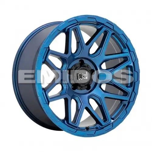 Black Rhino SHOCKWAVE GLOSS MIDNIGHT BLUE 5x127 20R 9.5 71.5 -18