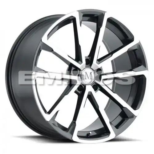 Mandrus WOLF GLOSS GUNMETAL W/ MIRROR CUT FACE 5x130 22R 10.5 84.1 35