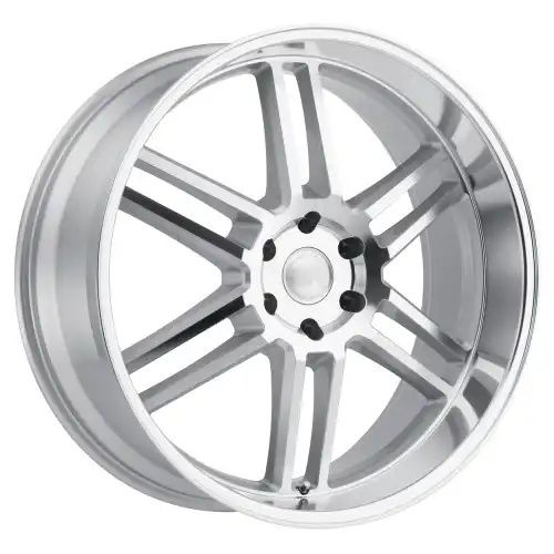 Black Rhino KATAVI SILVER W/ MIRROR-CUT FACE 6x139.7 22R 10 112.1 25