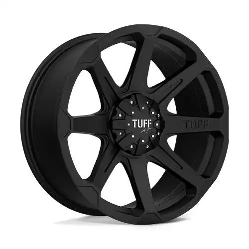 Tuff T05 FLAT BLACK W/ MACHINED FACE 5x114.3/127 22R 10 78.1 -20