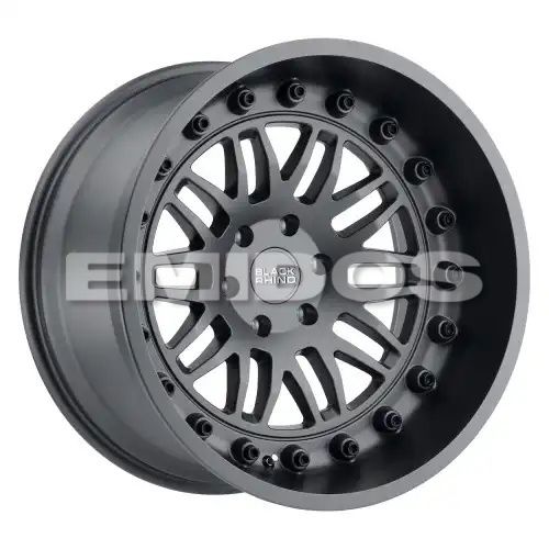 Black Rhino FURY MATTE GUNMETAL 6x139.7 22R 11.5 112.1 -44