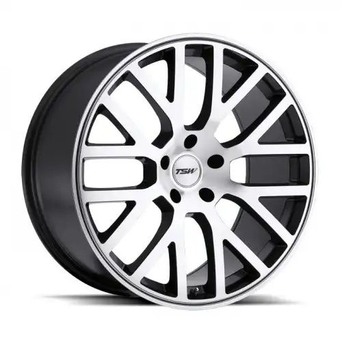 TSW DONINGTON GUNMETAL MIRROR CUT FACE 5x114.3 22R 9 76.1 40