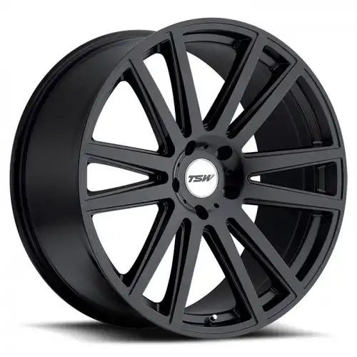 TSW GATSBY MATTE BLACK 5x120 22R 9 76.1 35