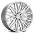 Status ADAMAS SILVER W/ MIRROR CUT FACE 6x139.7 22R 9.5 112.1 25