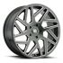 Black Rhino CYCLONE GLOSS TITANIUM W/ MILLED SPOKES 5x150 22R 9.5 110.1 25