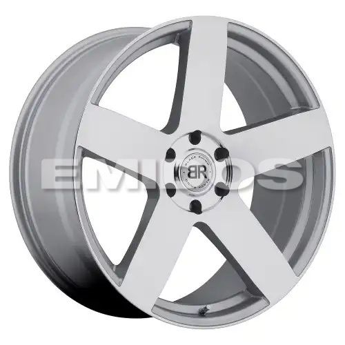 Black Rhino EVEREST SILVER W/ MIRROR-CUT FACE 5x139.7 22R 9.5 78.1 20