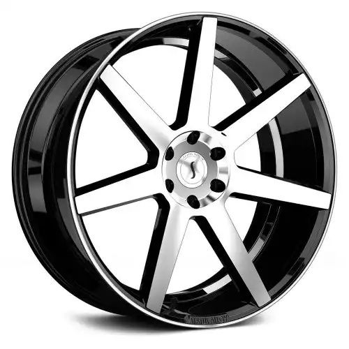 Status JOURNEY GLOSS BLACK W/ MACHINED FACE 5x127 22R 9.5 78.1 30