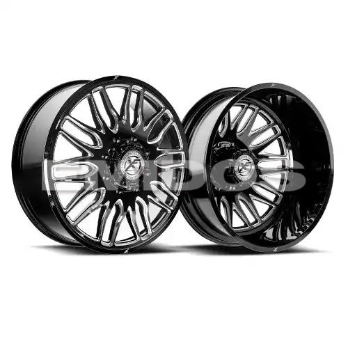 XF Dually XF-240 Dually Gloss Black & Milled 8x200 22R 8.25 142 110