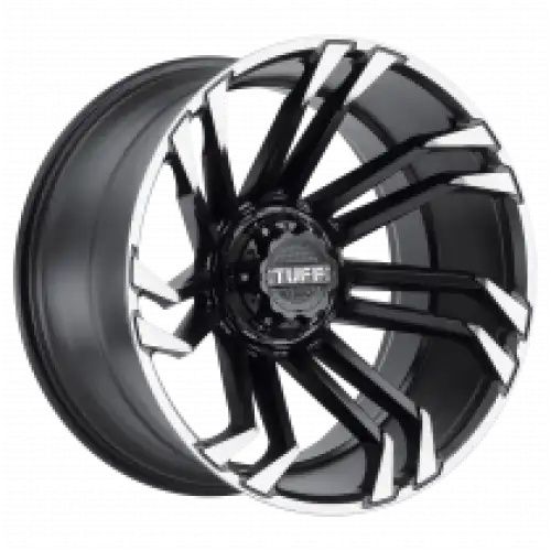 Tuff T21 MATTE BLACK W/ MACHINED FLANGE 6x135 24R 11 87.1 -25