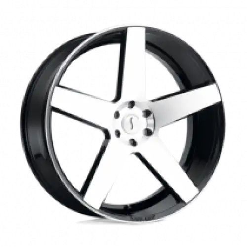 Status EMPIRE GLOSS BLACK W/ MACHINED FACE 6x139.7 24R 9.5 78.1 25