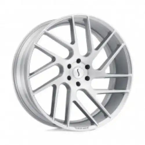 Status JUGGERNAUT SILVER W/ BRUSHED MACHINED FACE 5x114.3 24R 9.5 76.1 30