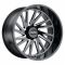 Tuff T2A GLOSS BLACK W/ MILLED SPOKES 6x139.7 26R 14 112.1 -72