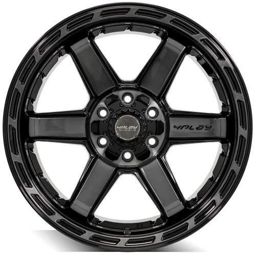 4PLAY Wheels 4P63 Gloss Black w/ Brushed Face & Tinted Clear 6x139.7/6x135 22R 12 106,1 -44