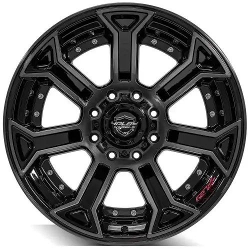 4PLAY Wheels 4P70 Gloss Black w/ Brushed Face & Tinted Clear 6x139.7/6x135 22R 12 106,1 -44
