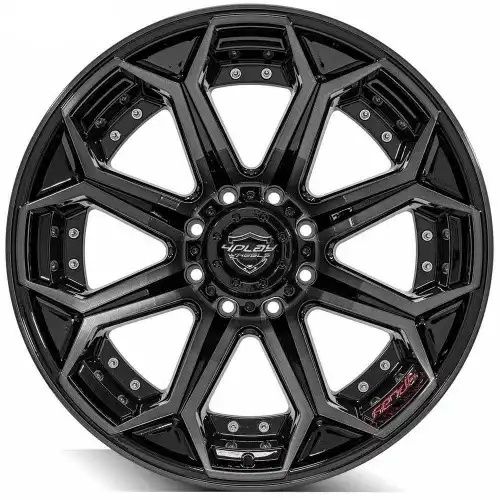 4PLAY Wheels 4P80R Gloss Black w/ Brushed Face & Tinted Clear 6x139.7/6x135 20R 9 106,1 0