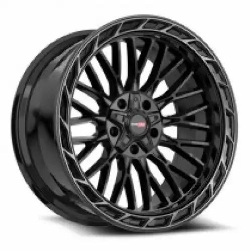Vortek VRP-502 Gloss Black Center & Diamond Cut Ring With Dark Tint 5x127/139.7 20R 9 78.1 12
