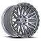 Vortek VRT-608 Matte Titanium With Black Bead Ring 6x135/139.7 20R 10 106.1 -24