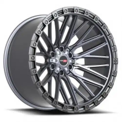 Vortek VRT-608 Matte Titanium With Black Bead Ring 6x135/139.7 20R 10 106.1 -24