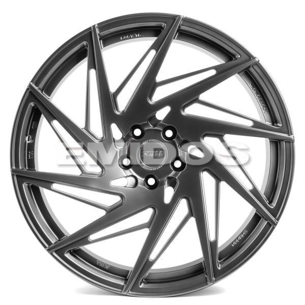 Комплект дисков 29797/19/66.6/Чёрный Глянцевый + Полированный Обод