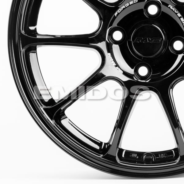 ЛИТЫЕ ДИСКИ 80067 RAYS 1136D-DS172 16 J7 ET38 4X100 73.1 ЧЁРНЫЙ ГЛЯНЦЕВЫЙ + ПОЛИРОВКА