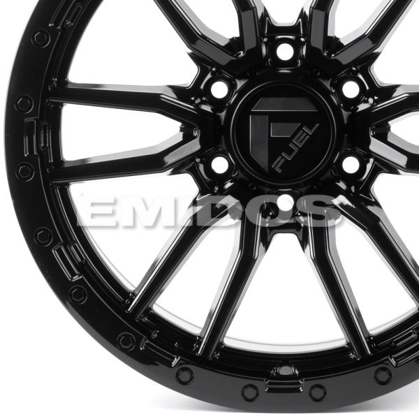 ЛИТЫЕ ДИСКИ 80118 FUEL 60273-SB395 18 J9 ET18 6X139.7 106.1 ЧЁРНЫЙ ГЛЯНЦЕВЫЙ
