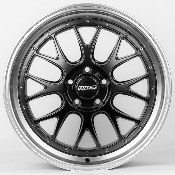 ЛИТЫЕ ДИСКИ 80189 BBS 83463-DS204 19 J8.5 ET35 5X114.3 73.1 ЧЁРНЫЙ МАТОВЫЙ + ПОЛИРОВАННЫЙ ОБОД