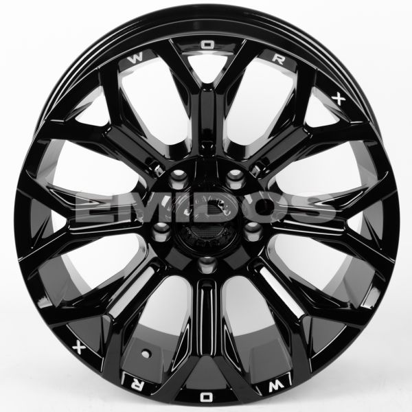 ЛИТЫЕ ДИСКИ 80329 WORX 821 20 J9 ET18 5X139.7/5X150 110.1 ЧЁРНЫЙ