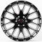 ЛИТЫЕ ДИСКИ 80333 WORX 818 20 J9 ET18 6X135/6X139.7 106.1 ЧЁРНЫЙ + ПОЛИРОВАННЫЕ СПИЦЫ