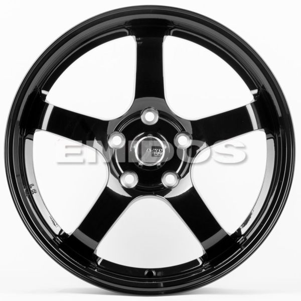 ЛИТЫЕ ДИСКИ 81131 ADVAN F1441-CS233 17 J7.5 ET35 5X114.3 73.1 ЧЁРНЫЙ ГЛЯНЦЕВЫЙ