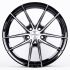 ЛИТЫЕ ДИСКИ 80749 ZERO 2239-DS182 17 J7.5 ET38 5X108 73.1 ЧЁРНЫЙ ГЛЯНЦЕВЫЙ + ПОЛИРОВАННЫЕ СПИЦЫ