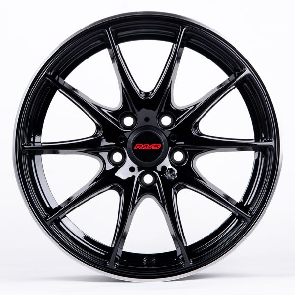 ЛИТЫЕ ДИСКИ 81203 RAYS 5203-SL022 15 J6.5 ET38 5X105 56.6 ЧЁРНЫЙ ГЛЯНЦЕВЫЙ + ПОЛИРОВАННЫЙ ОБОД