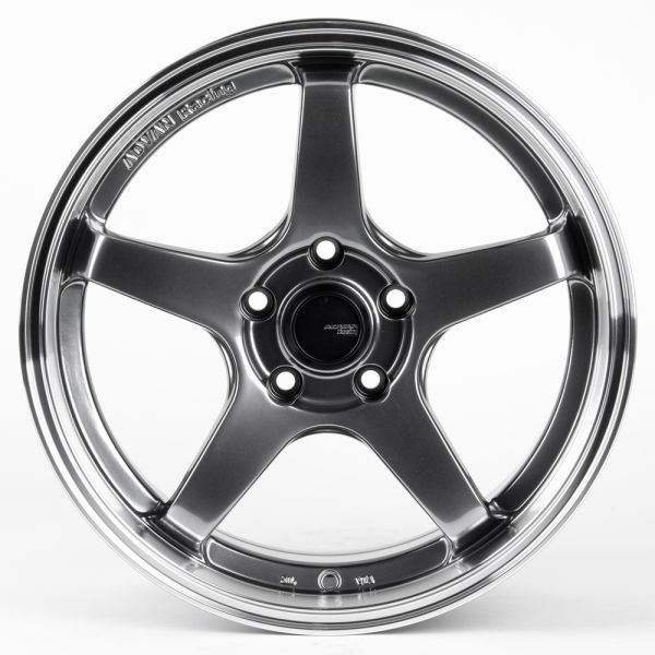 ЛИТЫЕ ДИСКИ 81382 ADVAN 1783-SL043 17 J8 ET35 5X108 73.1 СЕРЕБРО ТЁМНОЕ + ПОЛИРОВАННЫЙ ОБОД