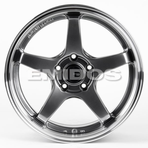 ЛИТЫЕ ДИСКИ 81382 ADVAN 1783-SL043 17 J8 ET35 5X108 73.1 СЕРЕБРО ТЁМНОЕ + ПОЛИРОВАННЫЙ ОБОД