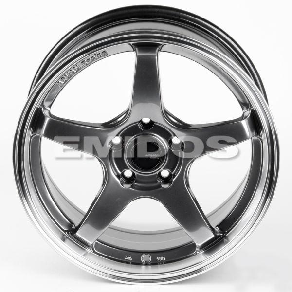 ЛИТЫЕ ДИСКИ 81382 ADVAN 1783-SL043 17 J8 ET35 5X108 73.1 СЕРЕБРО ТЁМНОЕ + ПОЛИРОВАННЫЙ ОБОД