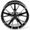 ЛИТЫЕ ДИСКИ 81733 AUDI FC3139-DS361 20 J9 ET30 5X112 66,45 ЧЁРНЫЙ + ПОЛИРОВАННЫЕ СПИЦЫ