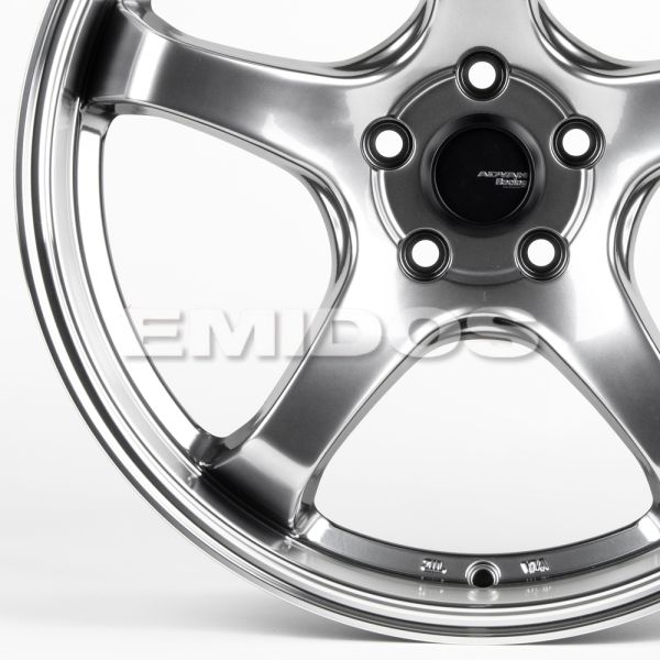 ЛИТЫЕ ДИСКИ 81200 ADVAN 1783-SK164 18 J8.5 ET35 5X108 73.1 СЕРЕБРО ТЁМНОЕ + ПОЛИРОВАННЫЙ ОБОД