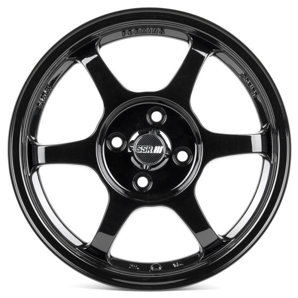 ЛИТЫЕ ДИСКИ 81252 SSR 6052X-SV252 15 J6.5 ET40 4X100 73.1 ЧЁРНЫЙ ГЛЯНЦЕВЫЙ