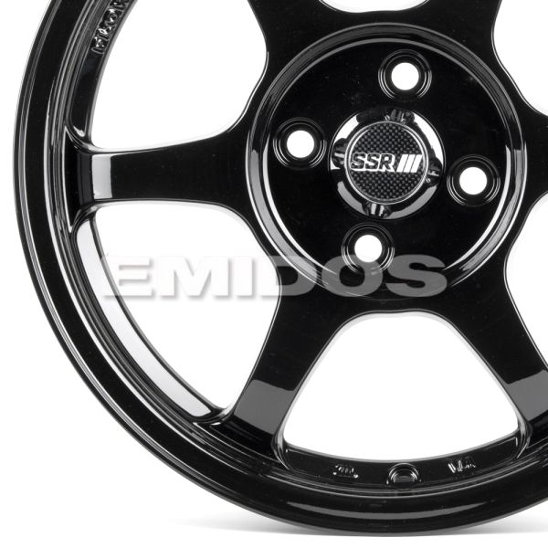 ЛИТЫЕ ДИСКИ 81252 SSR 6052X-SV252 15 J6.5 ET40 4X100 73.1 ЧЁРНЫЙ ГЛЯНЦЕВЫЙ