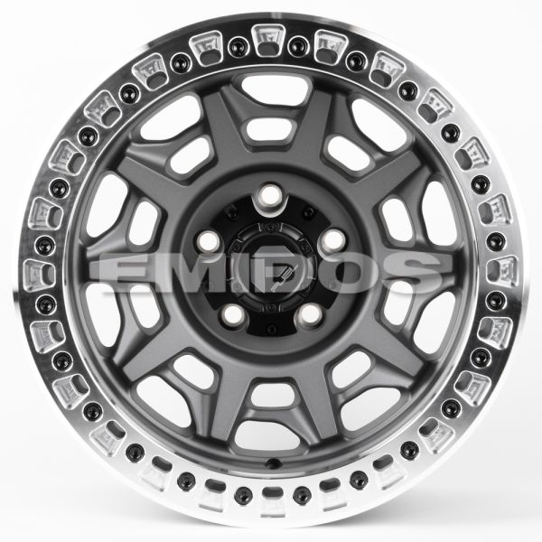 ЛИТЫЕ ДИСКИ 81316 FUEL 2628-SF058 17 J9 ET-10 5X150 110.1 ГРАФИТ МАТОВЫЙ + ПОЛИРОВАННЫЙ БЕДЛОК