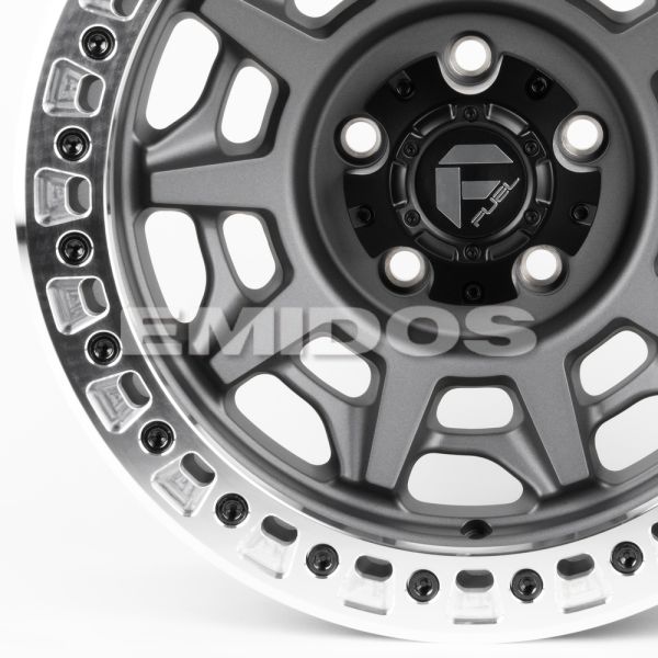 ЛИТЫЕ ДИСКИ 81316 FUEL 2628-SF058 17 J9 ET-10 5X150 110.1 ГРАФИТ МАТОВЫЙ + ПОЛИРОВАННЫЙ БЕДЛОК