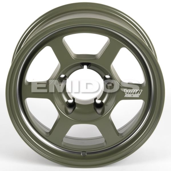 ЛИТЫЕ ДИСКИ 81396 RAYS 61143-DS171 16 J6.5 ET0 5X139.7 108.1 ЗЕЛЁНЫЙ МАТОВЫЙ + ПОЛИРОВКА