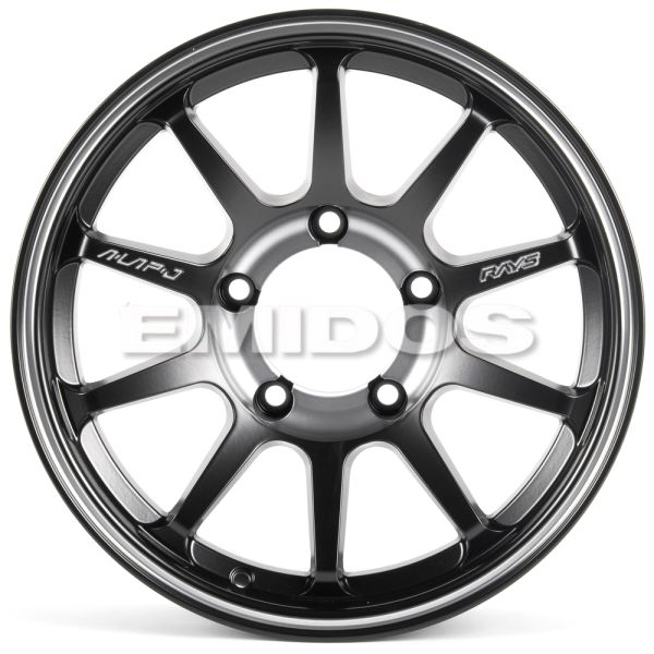 ЛИТЫЕ ДИСКИ 81406 RAYS FG421 16 J6.5 ET-25 5X139.7 108.1 ЧЁРНЫЙ МАТОВЫЙ + ПОЛИРОВКА + ТЁМНЫЙ ЛАК