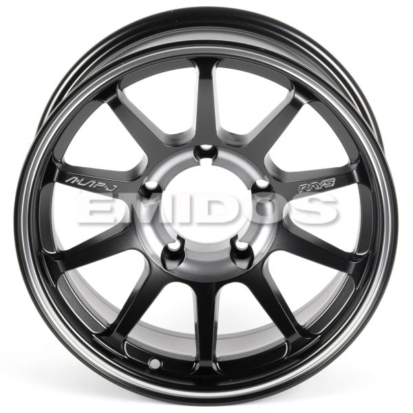 ЛИТЫЕ ДИСКИ 81406 RAYS FG421 16 J6.5 ET-25 5X139.7 108.1 ЧЁРНЫЙ МАТОВЫЙ + ПОЛИРОВКА + ТЁМНЫЙ ЛАК