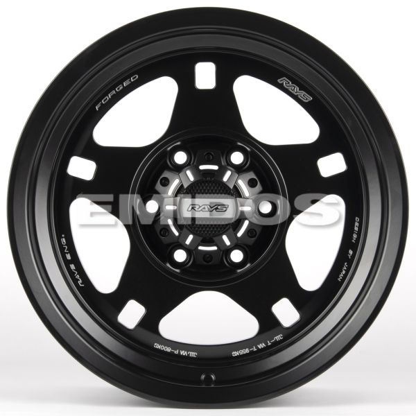 ЛИТЫЕ ДИСКИ 81408 RAYS X5088-SB386 17 J8.5 ET0 6X139.7 106.1 ЧЁРНЫЙ МАТОВЫЙ