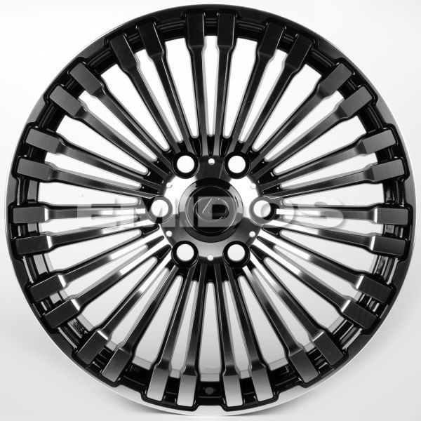 ЛИТЫЕ ДИСКИ 81417 LEXUS/TOYOTA 11843-CT378 20 J8.5 ET40 6X139.7 95.1 ЧЁРНЫЙ + ПОЛИРОВАННЫЕ СПИЦЫ